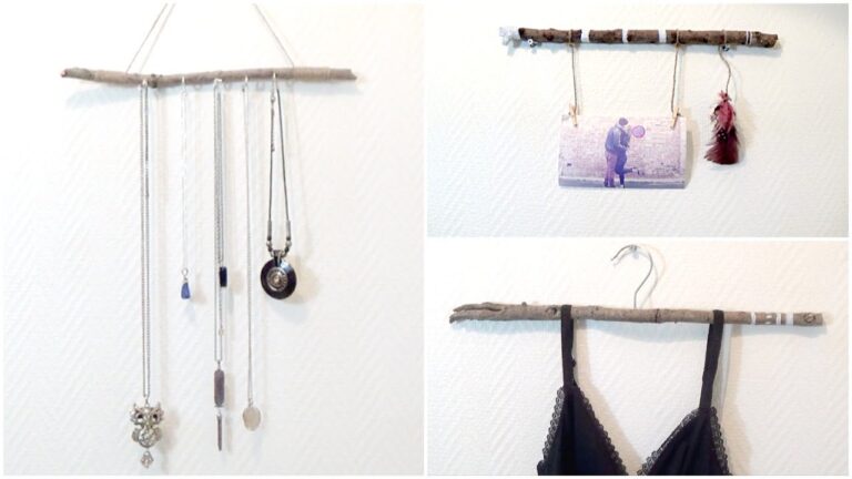 Création d’un porte-bijoux avec des portes recyclées : tutoriels de bricolage