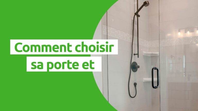 Options de Verre pour Portes Coulissantes de Salle de Bains